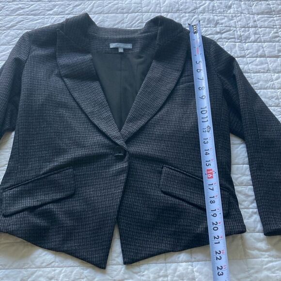 WIT & WISDOM 2 Piece Suit SET Peak Lapel Crop Blazer and Cropped Pants Brown M - Picture 10 of 14